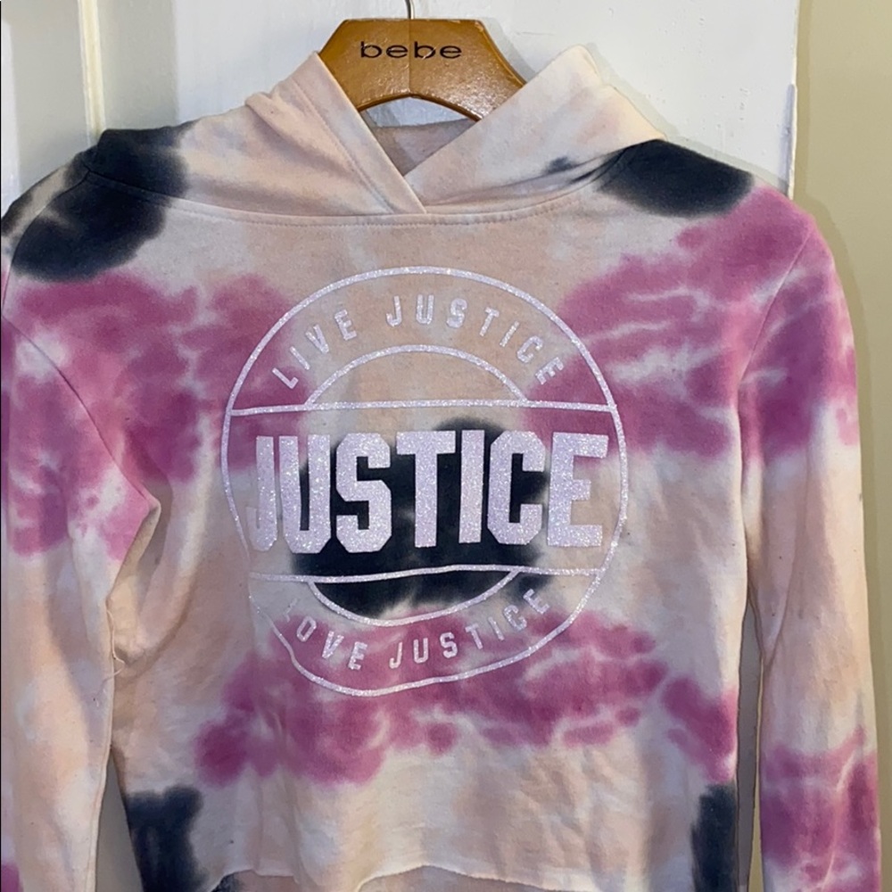 Cropped Ti-Dye Hoodie